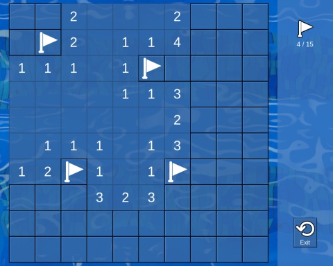 Наши первые флажки.