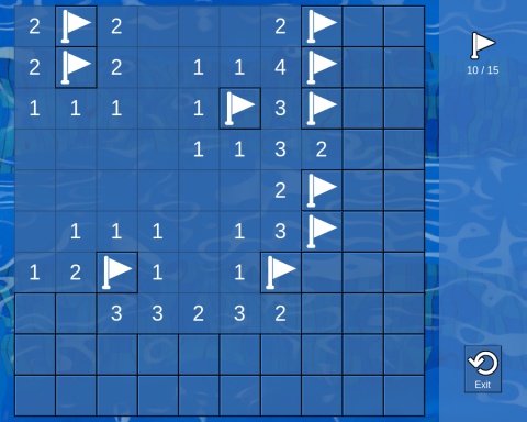 Пометим их флажками.